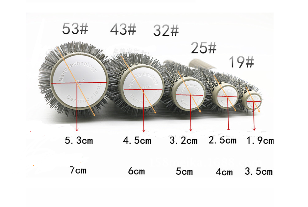 Ceramic Ion Nylon Round Brush