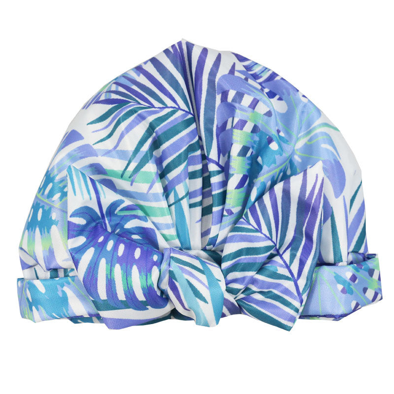 Bowknot Waterproof Single-layer Adjustable Shower Cap